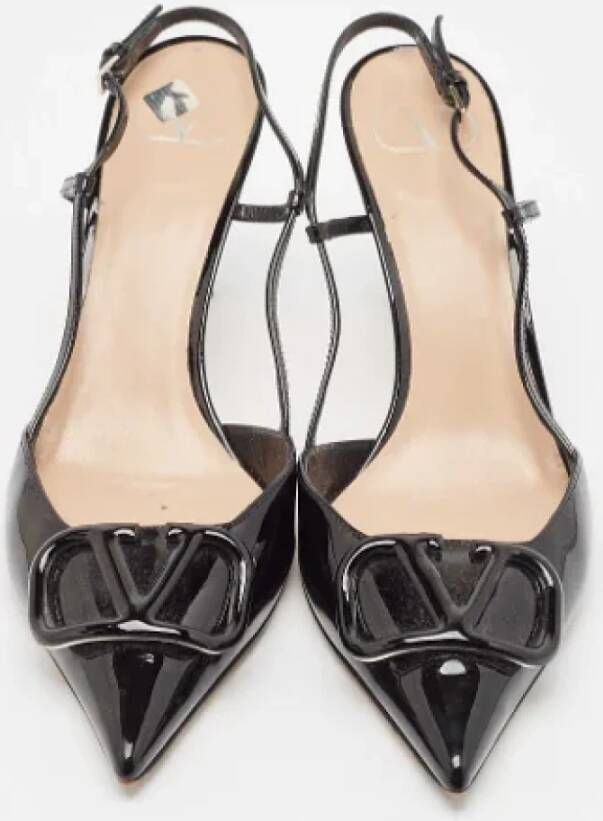 Valentino Vintage Pre-owned Leather heels Black Dames