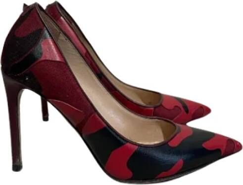 Valentino Vintage Pre-owned Leather heels Red Dames