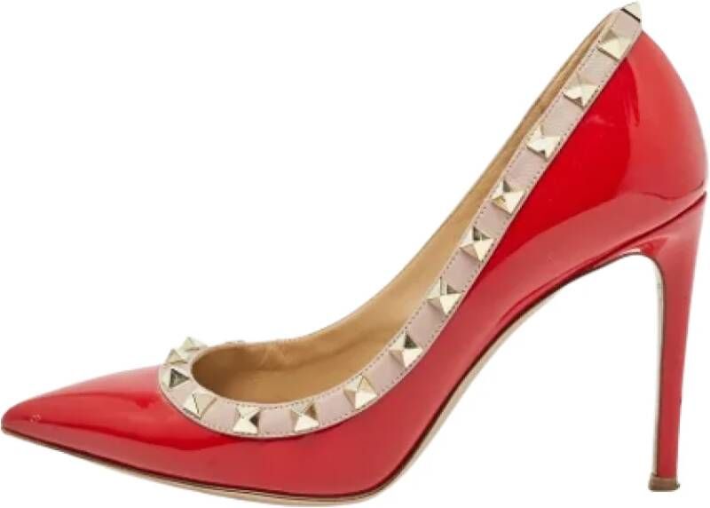 Valentino Vintage Pre-owned Leather heels Red Dames