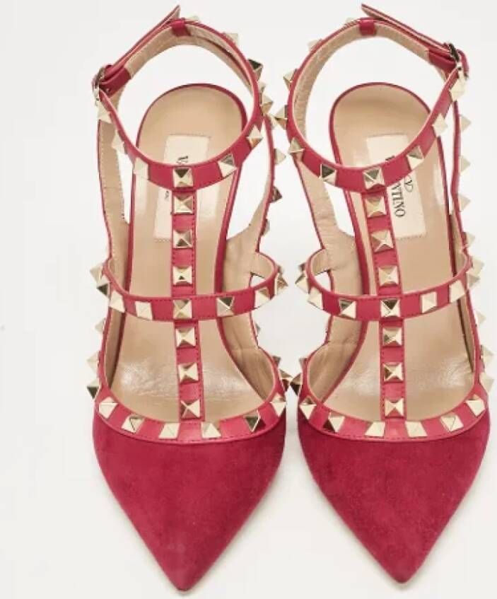 Valentino Vintage Pre-owned Leather heels Red Dames