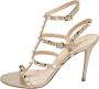 Valentino Vintage Pre-owned Leather sandals Beige Dames - Thumbnail 1