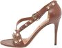 Valentino Vintage Pre-owned Leather sandals Brown Dames - Thumbnail 1