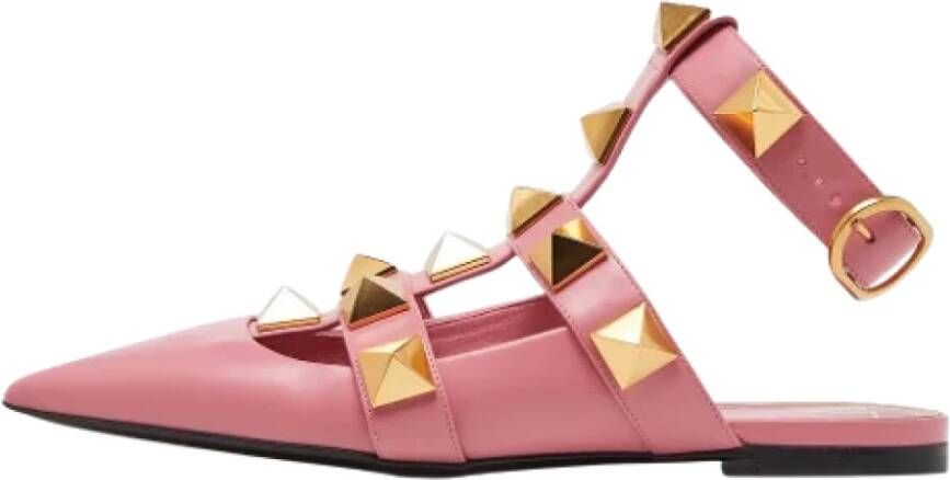 Valentino Vintage Pre-owned Leather sandals Pink Dames