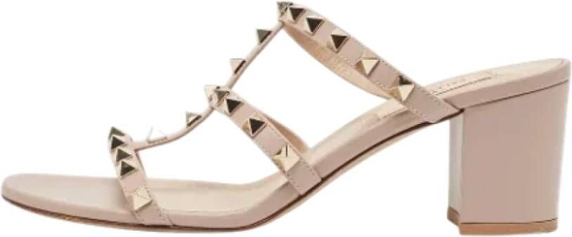 Valentino Vintage Pre-owned Leather sandals Pink Dames