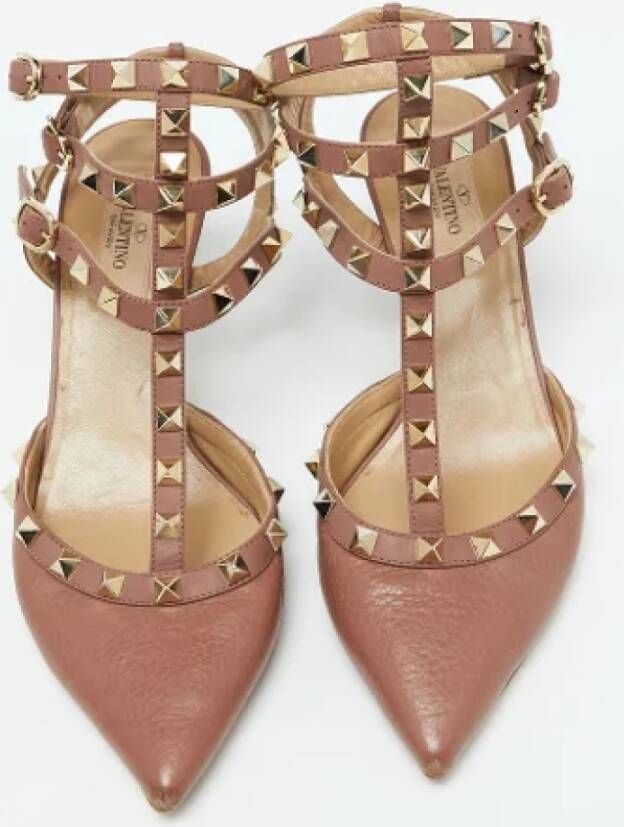 Valentino Vintage Pre-owned Leather sandals Pink Dames