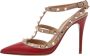 Valentino Vintage Pre-owned Leather sandals Red Dames - Thumbnail 1