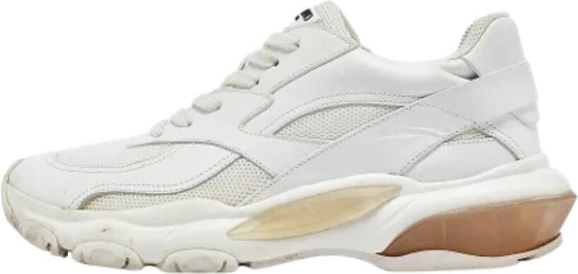 Valentino Vintage Pre-owned Leather sneakers White Dames