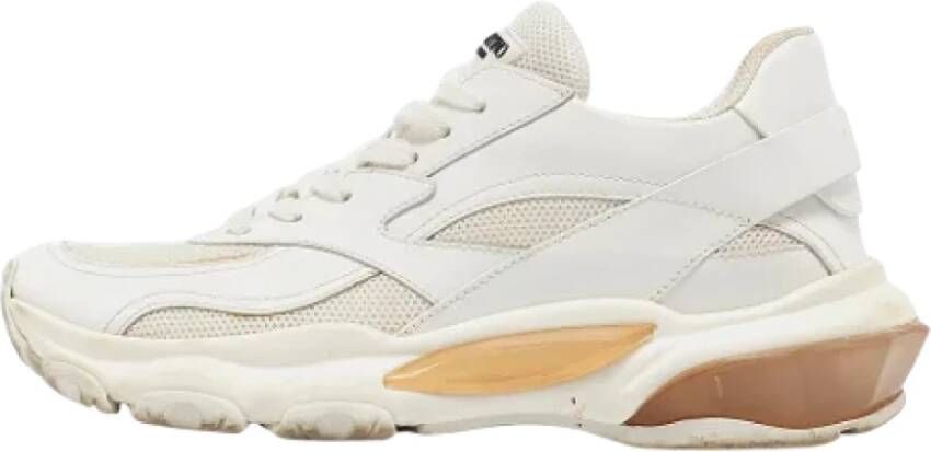 Valentino Vintage Pre-owned Leather sneakers White Dames