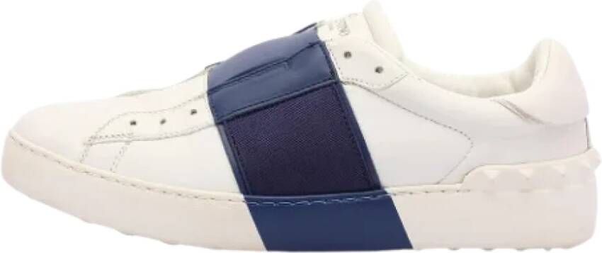 Valentino Vintage Pre-owned Leather sneakers White Dames