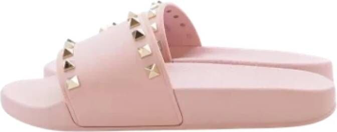 Valentino Vintage Pre-owned Plastic sandals Pink Dames