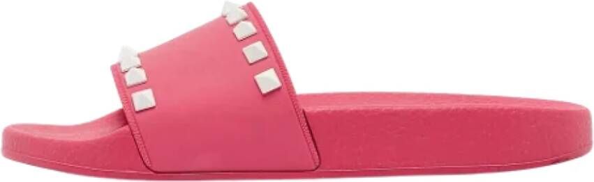 Valentino Vintage Pre-owned Rubber flats Pink Dames