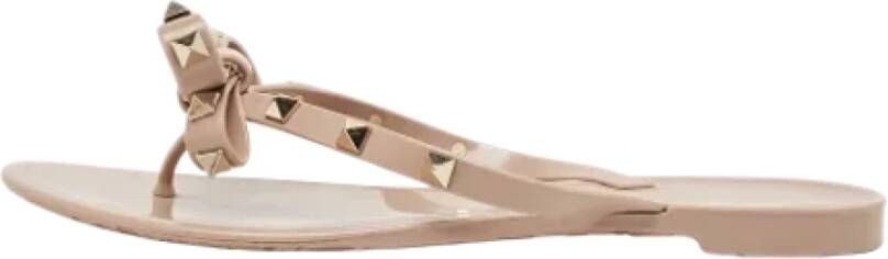 Valentino Vintage Pre-owned Rubber flats Pink Dames