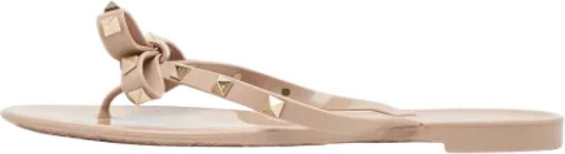 Valentino Vintage Pre-owned Rubber flats Pink Dames