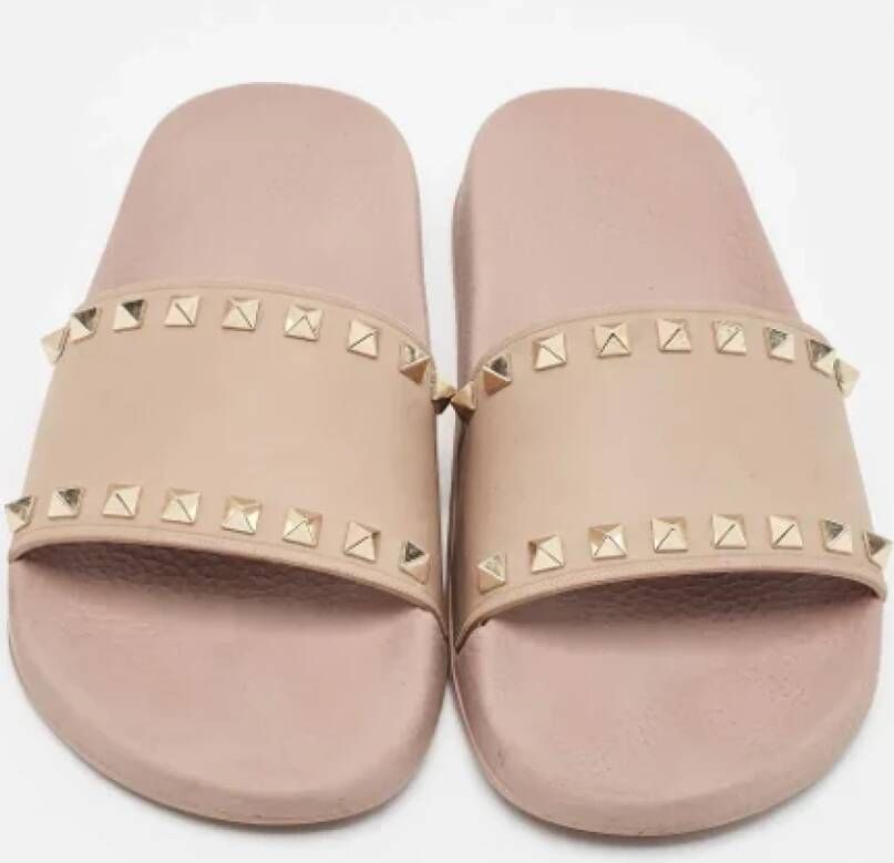 Valentino Vintage Pre-owned Rubber flats Pink Dames