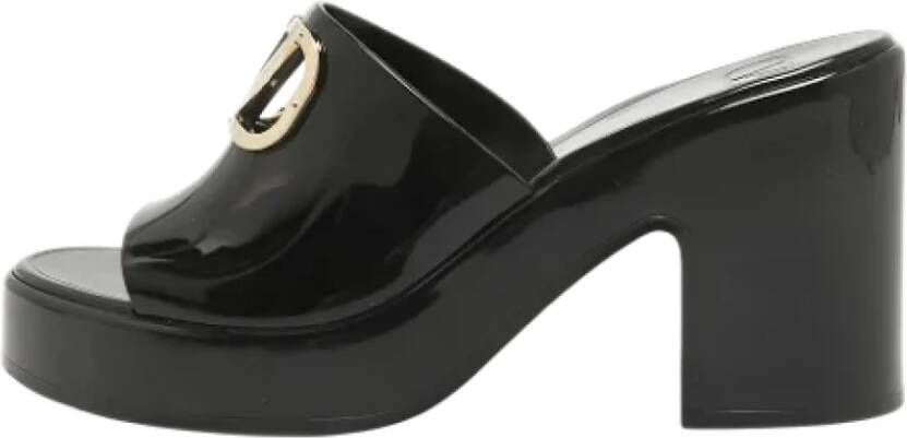 Valentino Vintage Pre-owned Rubber sandals Black Dames