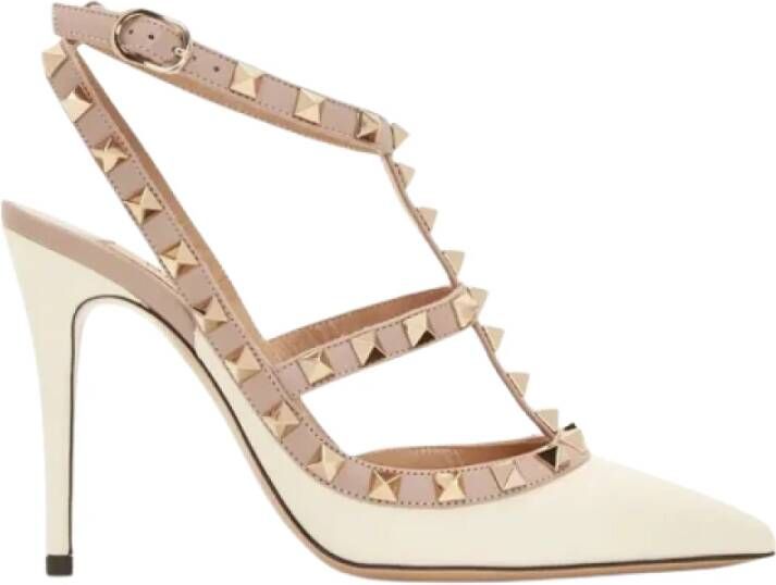 Valentino Vintage Pre-owned Sandalen Beige Dames