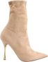 Valentino Vintage Pre-owned Suede boots Beige Dames - Thumbnail 1