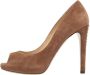 Valentino Vintage Pre-owned Suede heels Brown Dames - Thumbnail 1