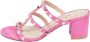 Valentino Vintage Pre-owned Suede sandals Pink Dames - Thumbnail 1