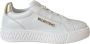 Valentino Witte leren sneaker met gouden logo White Dames - Thumbnail 2