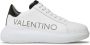 Valentino Witte leren sneakers met logo-opdruk White Heren - Thumbnail 1