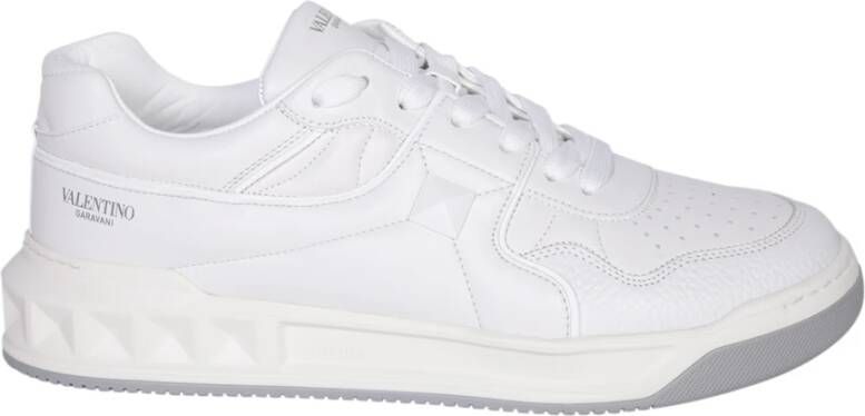 Valentino Witte Sneakers met Stud-details White Heren