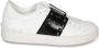 Valentino Witte Sneakers met Zwarte Patentdetails White Dames - Thumbnail 1