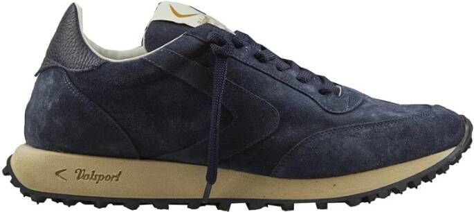 Valsport 1920 Blauwe suède Start City sneakers handgemaakt in Italië Blue Heren