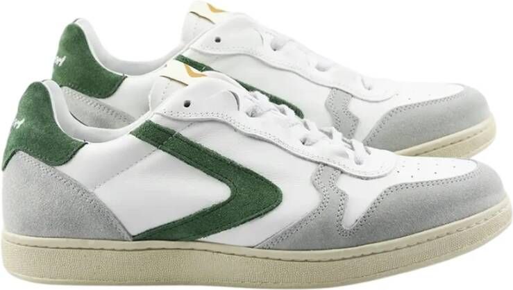 Valsport 1920 Groene leren en suède sneakers Multicolor Heren