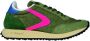 Valsport 1920 Vintage Suede Nylon Sneakers Green Heren - Thumbnail 1