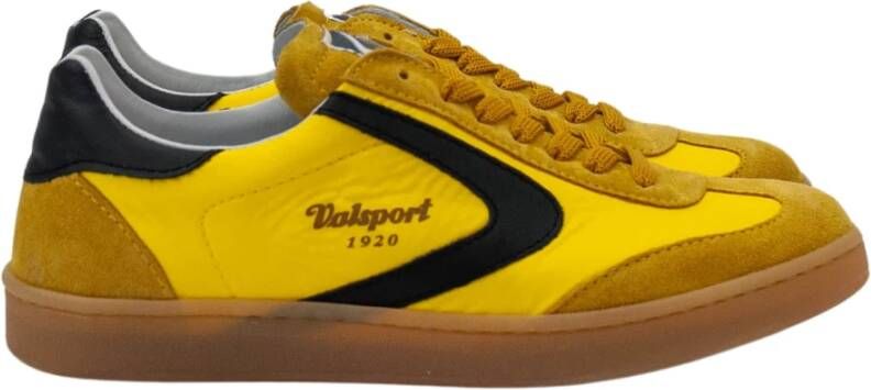 Valsport 1920 Olimpia Nylon Suede Sneakers Geel Yellow Heren