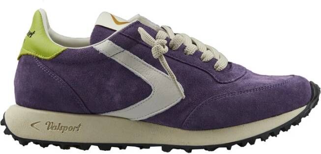 Valsport 1920 Paarse suède sneakers met boemerang Purple Dames