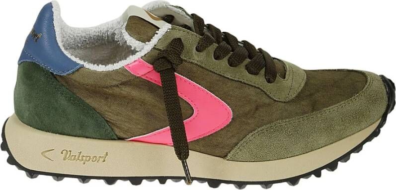 Valsport 1920 Vintage Suede Nylon Sneakers Green Heren