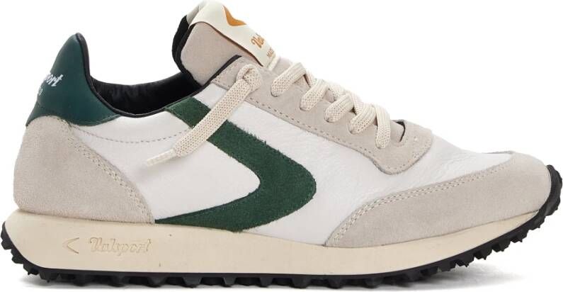 Valsport 1920 Witte Groene Leren Sneakers Vrouwen Multicolor Dames