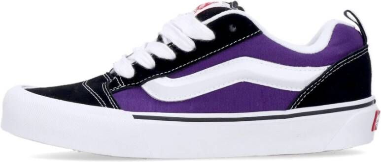 Vans 2-Tone Zwart Paarse Lage Sneakers Multicolor Heren