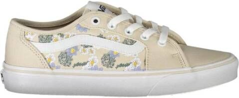 Vans Beige Polyester Sports Sneaker met Unieke Print Beige Dames