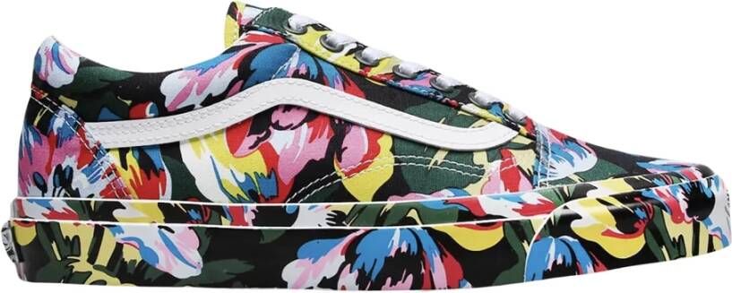 Vans Beperkte Oplage Bloemen Groene Sneakers Multicolor Heren