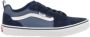 Vans Blauwe Kinderschoenen Platte Vetersneakers Blauw Heren - Thumbnail 2