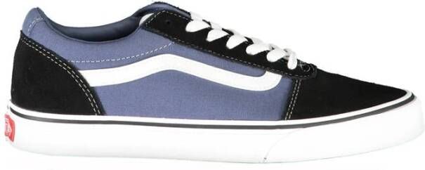 Vans Blauwe Polyester Sneaker met Contrastdetails Multicolor Heren