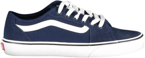 Vans Blauwe Sneaker met Veters en Logo Blue Heren