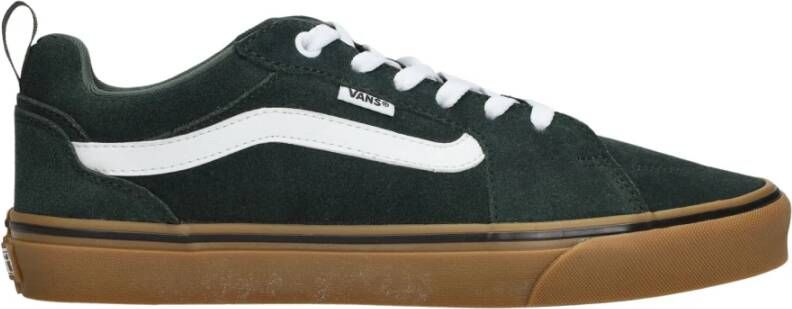 Vans Donkergroene Suède Sneakers Green Heren