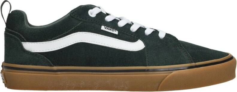 Vans Donkergroene Suède Sneakers Green Heren