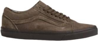 Vans Bruine Suede Sneakers Collectie Brown Heren