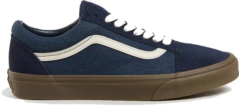 Vans Canvas Navy Colour Theory Sneakers Blue Heren