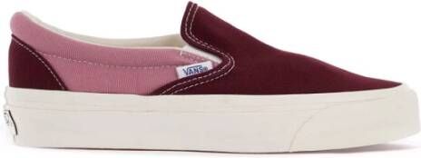 Vans Canvas Slip-On Sneakers Pink Dames