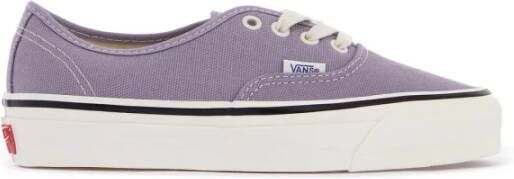 Vans Canvas Sneaker met Contrasterende Stiksels Purple Heren