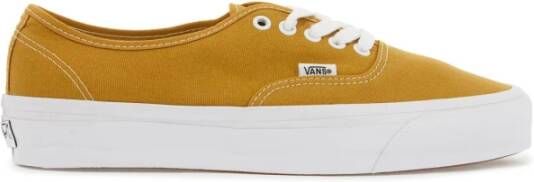 Vans Canvas Sneaker met Zijlogo Label Yellow Dames