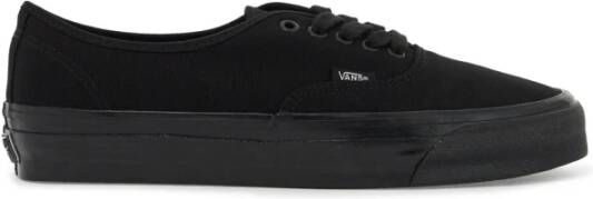 Vans Canvas Sneakers met Zijlogo Tag Black Heren