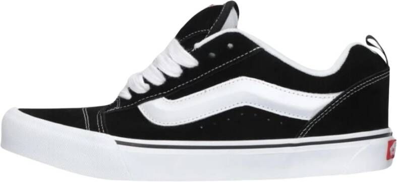 Vans Knu Skool | Black True White Zwart Suede Lage sneakers Unisex