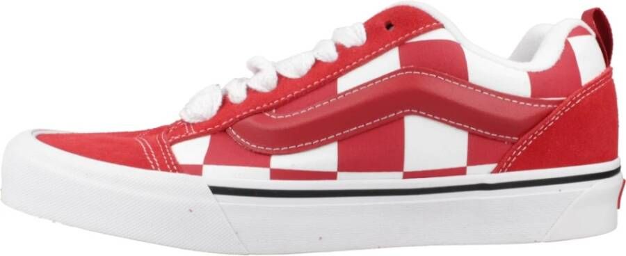 Vans Check Mega Skool Sneakers Red Heren